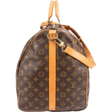 Louis Vuitton Monogram Canvas Keepall 60 Bandoulière Travel Bag