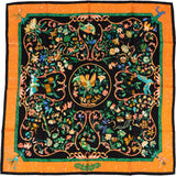Hermès Oiseaux de Paradis et Fleurs Silk 90 Scarf Tuch