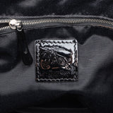 Burberry Nova-Check Studded Knight Hobo Handbag