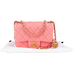 Chanel Quilted Lambskin Mini Rectangular Single Flap Adjustable Crossbody Bag - vintageandkickz