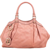 Gucci Pink Guccissima Leather Sukey Handbag