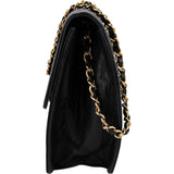 Chanel Quilted Lambskin 24K Gold Single Flap Shoulder Bag