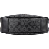 Coach Monogram Signature Black Hobo Shoulder Bag