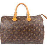 Louis Vuitton Monogram Canvas Speedy 35 Handbag