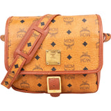 MCM Monogram Visetos Buckle Flap Crossbody Bag