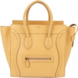 Céline Smooth Butter Calfskin Luggage Tote Handbag