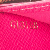 Louis Vuitton Monogram Canvas Illustre Xmas Skating Bears Mount Bleu Zippy Wallet