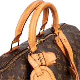 Louis Vuitton Monogram Canvas Keepall 50 Bandoulière Travel Bag
