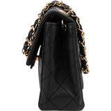 Chanel Quilted Lambskin Mini Rectangular 24K Gold Single Flap Crossbody Bag