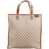 Gucci Monogram GG Supreme Web Tote Handbag