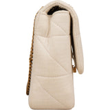 Yves Saint Laurent Quilted Cotton Loulou Shoulder Bag