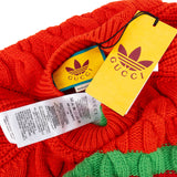 Adidas x Gucci Multicolor Striped Cable-Knit Wool Sweater (XS-M)