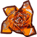 Hermès Jeu des Omnibus et Dames Blanches Silk Carre 70 Scarf Tuch