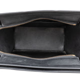 Céline Tricolor Grained Leather & Suede Small Luggage Handbag