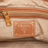Prada Emblem Jacquard Bauletto Handbag