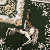 Hermès Ludovicus Magnus Silk Carre 90 Scarf Tuch