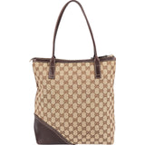 Gucci Monogram GG Canvas D-Ring Interlocking GG Tote Shoulder Bag