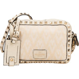 Valentino Garavani Rockstud Woven Camera Crossbody Bag