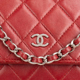 Chanel Quilted Lambskin Wallet On Chain Crossbody Bag