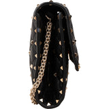 Valentino Garavani Quilted Leather Rockstud Spike Chain Crossbody Bag