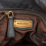 Miu Miu Vitello Lux Leather Bow Handbag