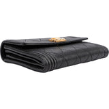 Chanel Quilted Caviar Leather Boy Wallet