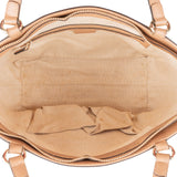 Gucci Perforated Leather Canvas Soho GG Tote Handbag