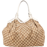 Gucci Monogram GG Canvas Sukey Large Tote Shoulder Bag