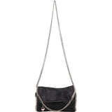 Stella McCartney Shaggy Falabella Fold Over Clutch Crossbody Bag