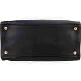 Prada Black Saffiano Leather Galleria Tote Handbag