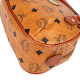 MCM Monogram Visetos Mini Boston Bag Handbag