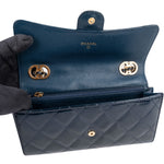 Chanel Quilted Patent Leather Single Flap Crossbody Bag - vintageandkickz
