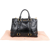 Miu Miu Vitello Lux Leather City Handbag