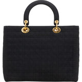 Christian Dior Quilted Nylon Lady Dior Handbag