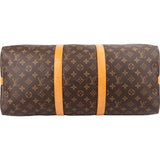 Louis Vuitton Monogram Canvas Keepall 50 Bandoulière Travel Bag