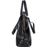 Prada Patent Saffiano Vernice Leather Promenade Handbag - vintageandkickz