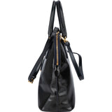 Prada Patent Saffiano Vernice Leather Promenade Handbag - vintageandkickz