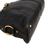 Yves Saint Laurent Black Leather Muse Shoudler Bag