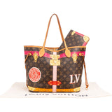Louis Vuitton Monogram Canvas Summer Trunks Neverfull MM Shoulder Bag