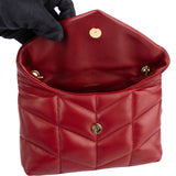 Saint Laurent Quilted Leather Small Loulou Crossbody Bag