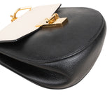 Chloé Bicolor Leather Drew Crossbody Bag