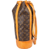 Louis Vuitton Monogram Canvas Randonnee GM Backpack Shoulder Bag