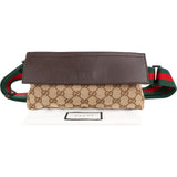 Gucci Monogram GG Canvas Web Belt Crossbody Bag