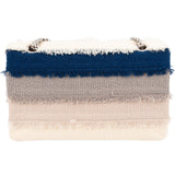 Chanel Tweed Costume Fringed Fabric 2.55 Reissue Single Flap Crossbody Bag