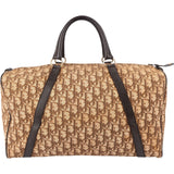 Christian Dior Trotter Monogram Canvas Boston 40 Handbag