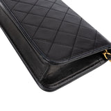 Chanel Quilted Lambskin 24K Gold Single Flap Shoulder Bag