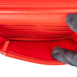 Chanel Chevron Caviar Leather Wallet On Chain Crossbody Bag - vintageandkickz