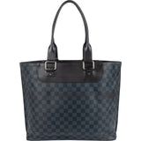 Louis Vuitton Monogram Damier Cobalt Cabas Voyage Shoulder Bag
