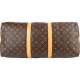 Louis Vuitton Monogram Canvas Keepall 50 Bandoulière Travel Bag