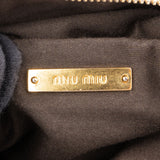 Miu Miu Matelassé Leather Padlock Shoulder Bag